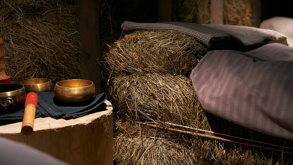 Отдых на сенном застиле